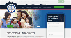 Desktop Screenshot of abbotsfordchiropractic.com